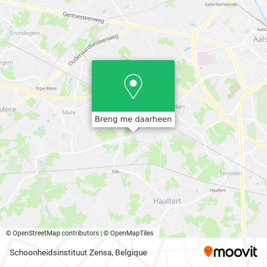 Schoonheidsinstituut Zensa kaart