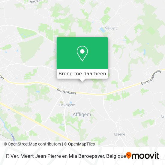 F. Ver. Meert Jean-Pierre en Mia Beroepsver kaart