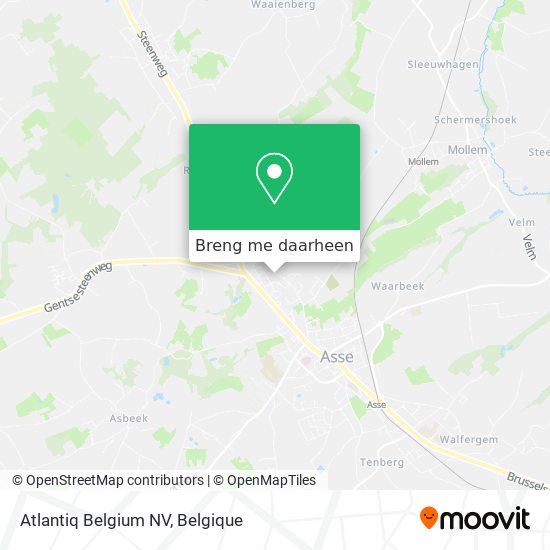 Atlantiq Belgium NV kaart