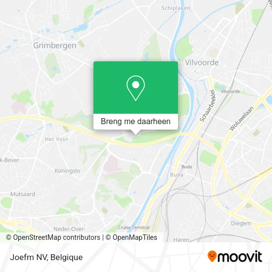 Joefm NV kaart