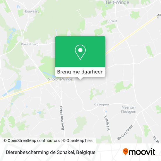 Dierenbescherming de Schakel kaart