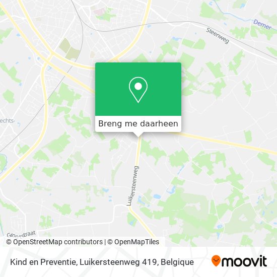 Kind en Preventie, Luikersteenweg 419 kaart