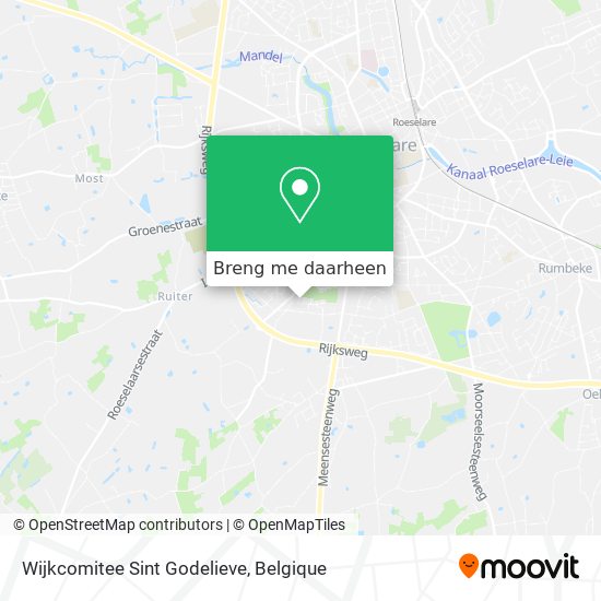Wijkcomitee Sint Godelieve kaart