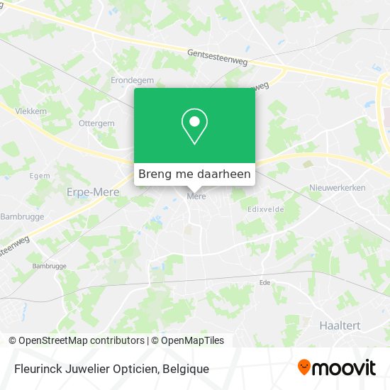 Fleurinck Juwelier Opticien kaart