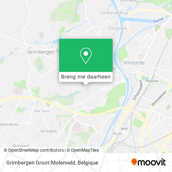 Grimbergen Groot-Molenveld kaart