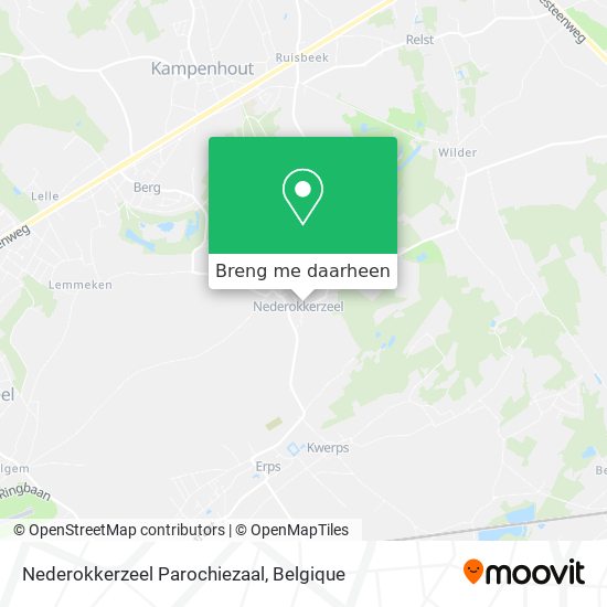 Nederokkerzeel Parochiezaal kaart