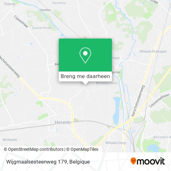Wijgmaalsesteenweg 179 kaart