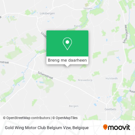 Gold Wing Motor Club Belgium Vzw kaart