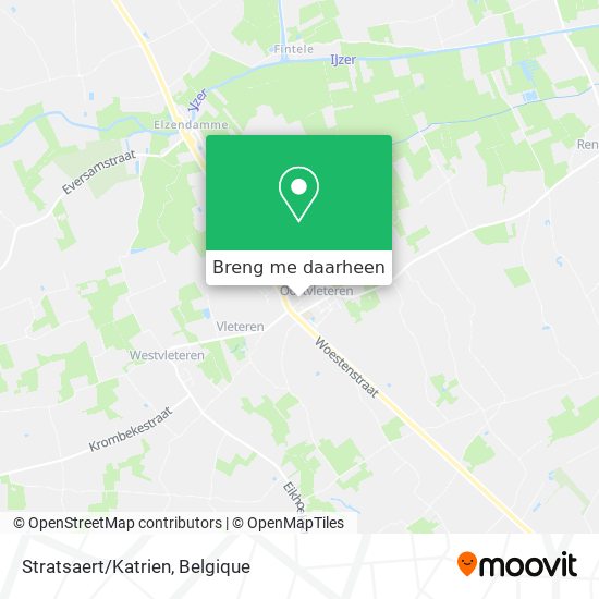 Stratsaert/Katrien kaart