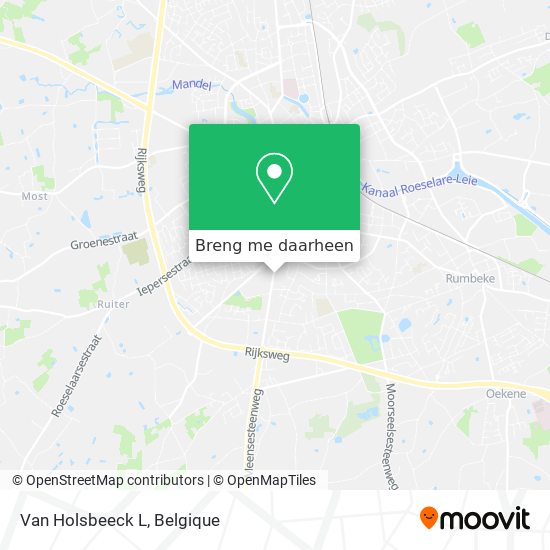 Van Holsbeeck L kaart