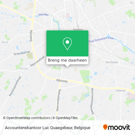 Accountenskantoor Luc Quaegebeur kaart