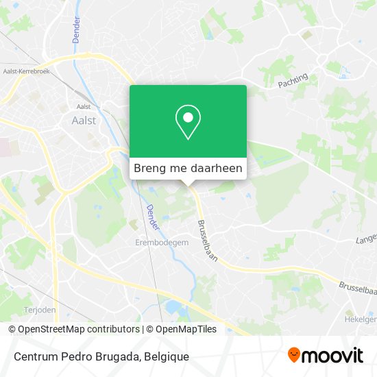 Centrum Pedro Brugada kaart