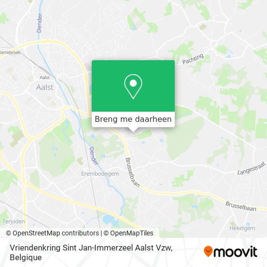 Vriendenkring Sint Jan-Immerzeel Aalst Vzw kaart