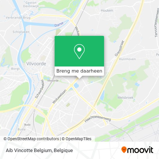 Aib Vincotte Belgium kaart