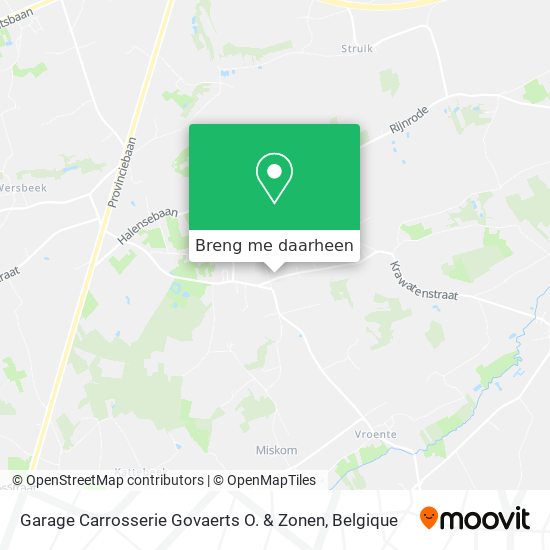 Garage Carrosserie Govaerts O. & Zonen kaart