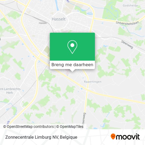 Zonnecentrale Limburg NV kaart