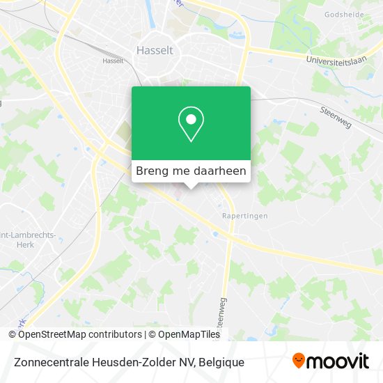 Zonnecentrale Heusden-Zolder NV kaart