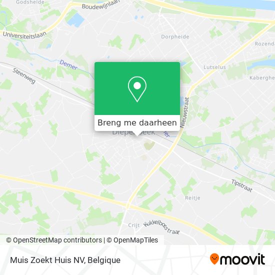 Muis Zoekt Huis NV kaart