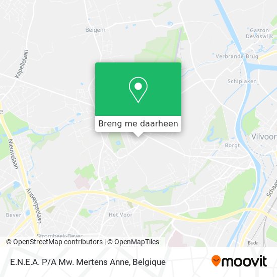 E.N.E.A. P/A Mw. Mertens Anne kaart