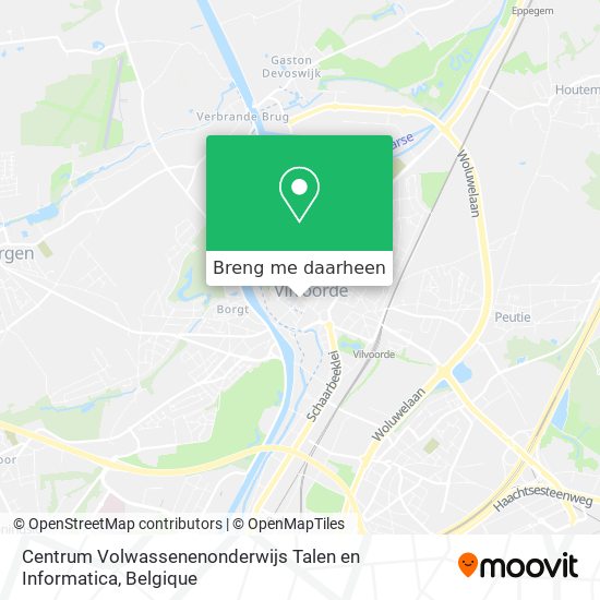Centrum Volwassenenonderwijs Talen en Informatica kaart