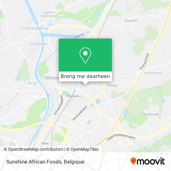 Sunshine African Foods kaart