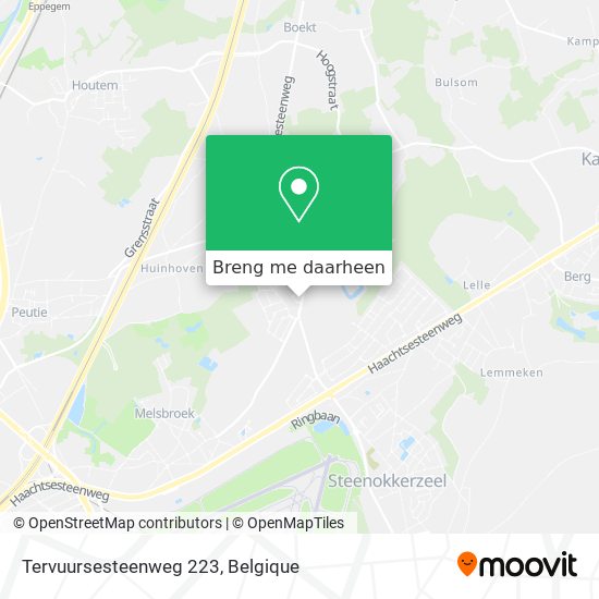 Tervuursesteenweg 223 kaart