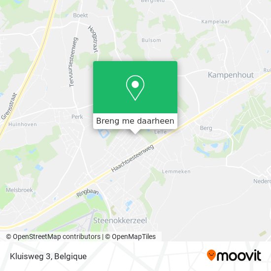 Kluisweg 3 kaart