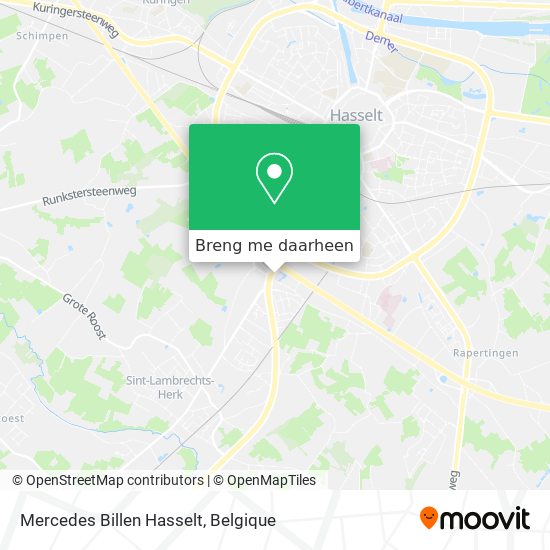 Mercedes Billen Hasselt kaart