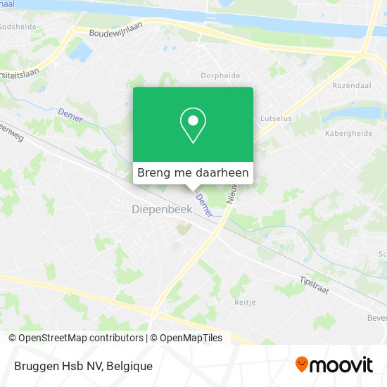 Bruggen Hsb NV kaart