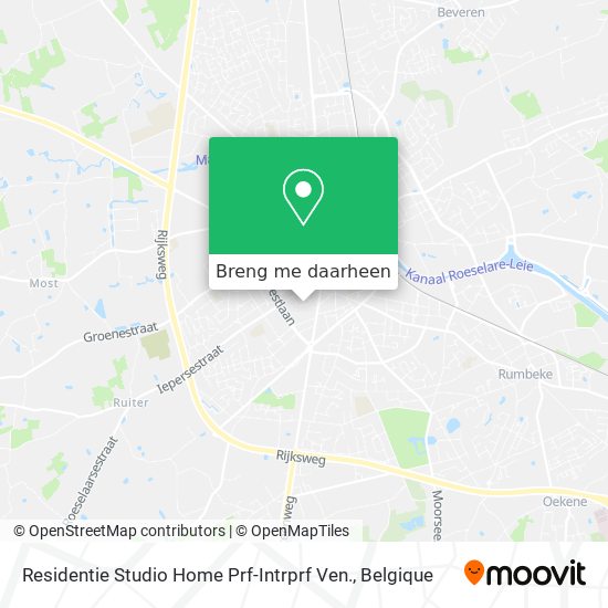Residentie Studio Home Prf-Intrprf Ven. kaart