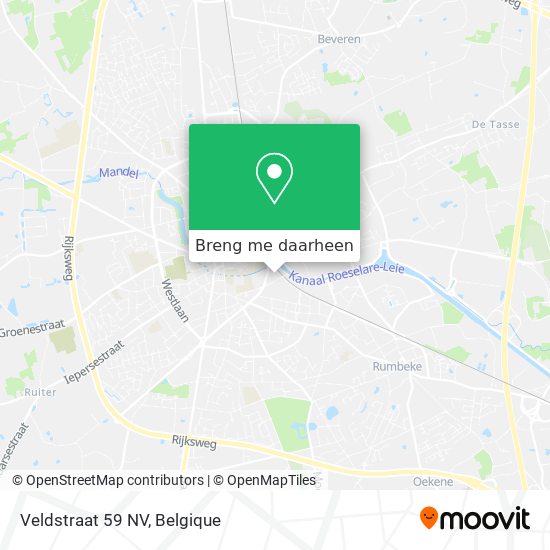 Veldstraat 59 NV kaart