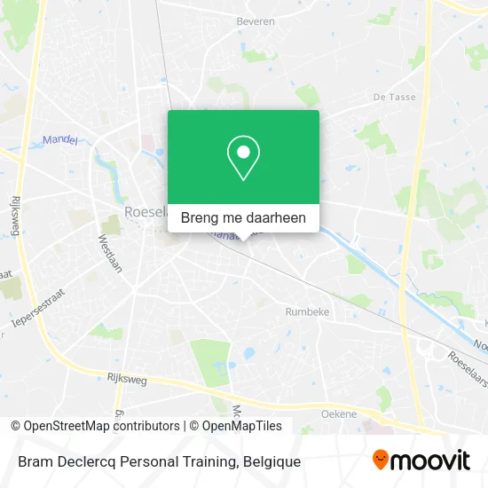 Bram Declercq Personal Training kaart