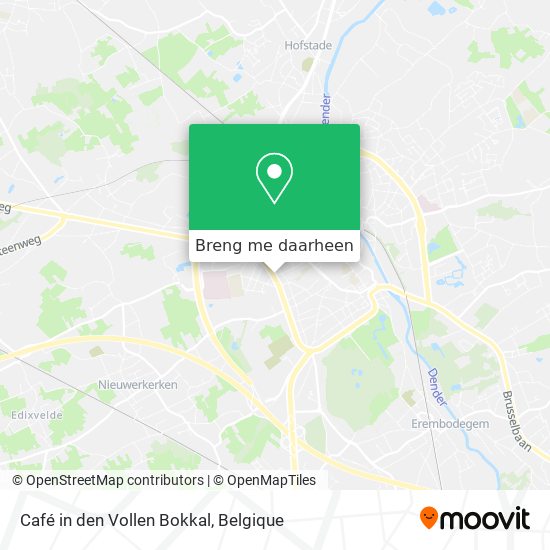 Café in den Vollen Bokkal kaart