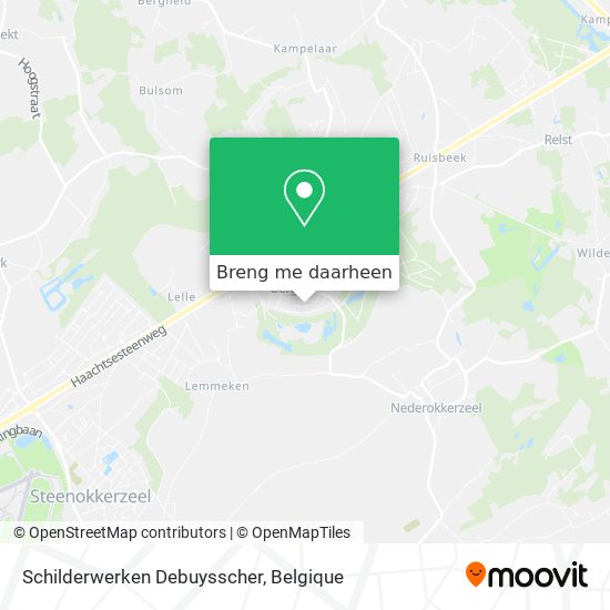 Schilderwerken Debuysscher kaart