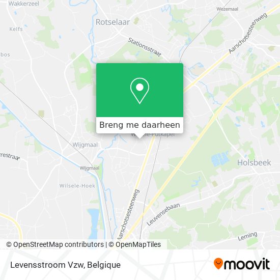 Levensstroom Vzw kaart