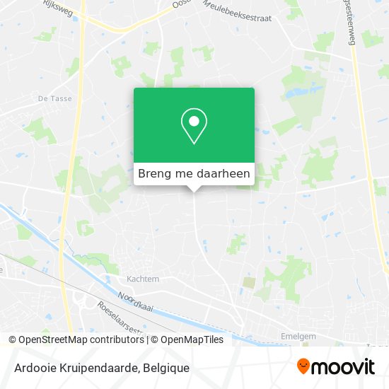 Ardooie Kruipendaarde kaart