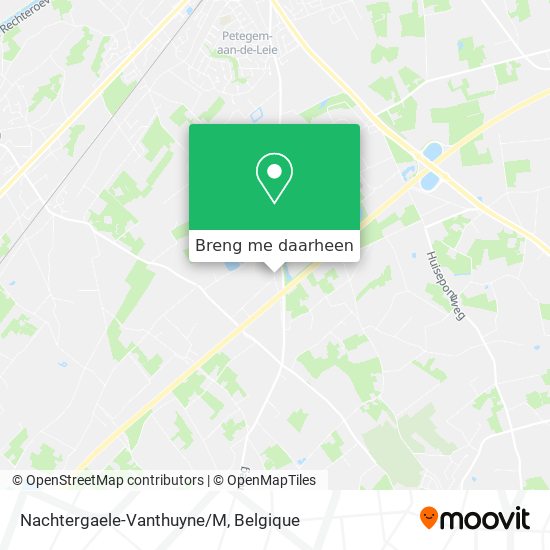 Nachtergaele-Vanthuyne/M kaart