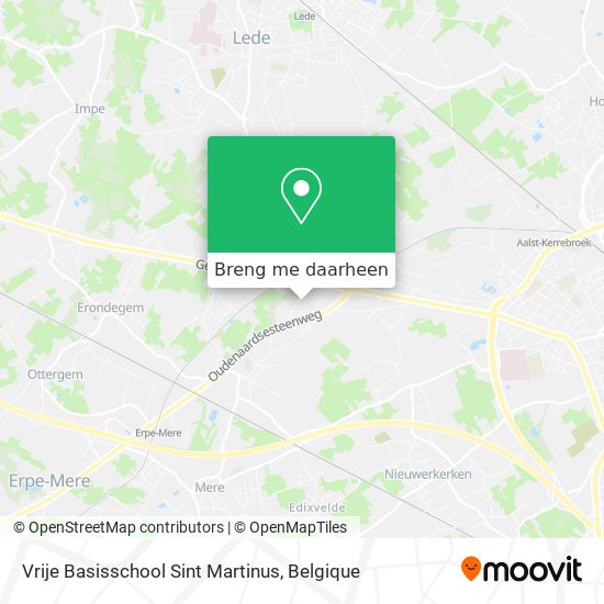 Vrije Basisschool Sint Martinus kaart