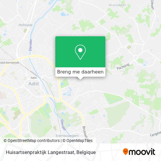 Huisartsenpraktijk Langestraat kaart