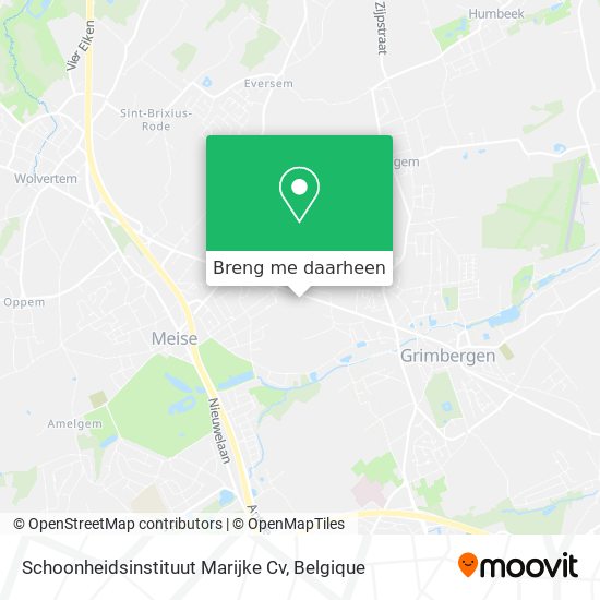 Schoonheidsinstituut Marijke Cv kaart
