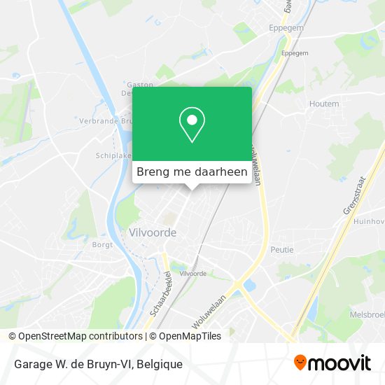 Garage W. de Bruyn-VI kaart