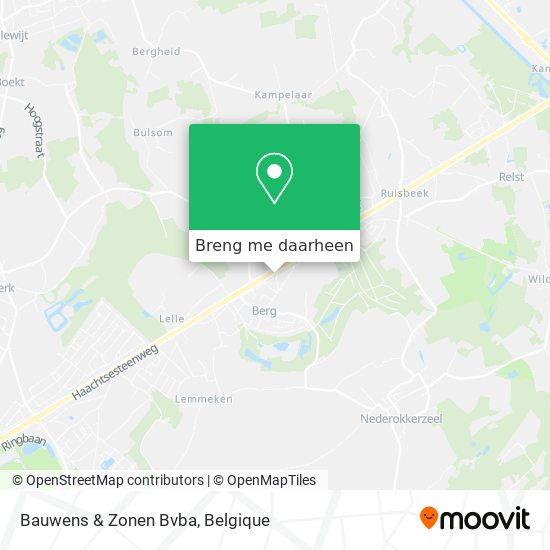 Bauwens & Zonen Bvba kaart