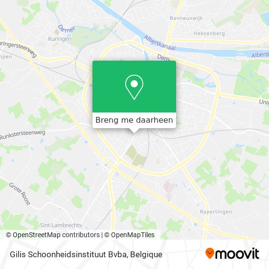 Gilis Schoonheidsinstituut Bvba kaart