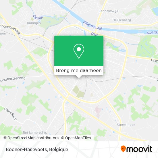 Boonen-Hasevoets kaart