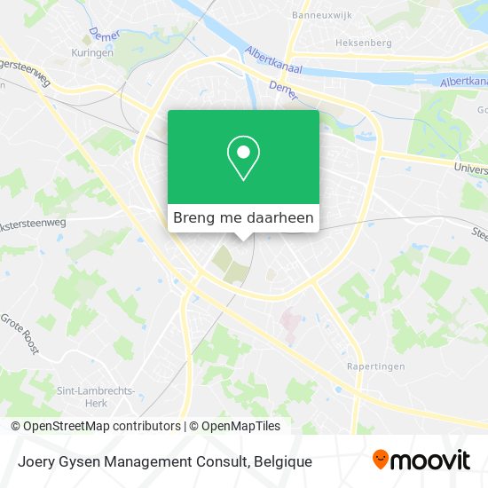 Joery Gysen Management Consult kaart