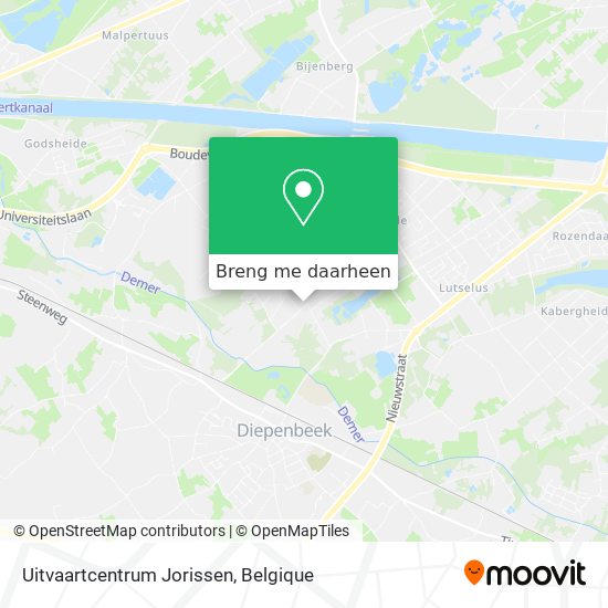 Uitvaartcentrum Jorissen kaart