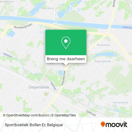 Sportboetiek Bollen Er kaart