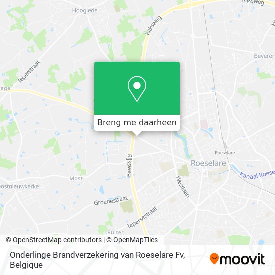 Onderlinge Brandverzekering van Roeselare Fv kaart