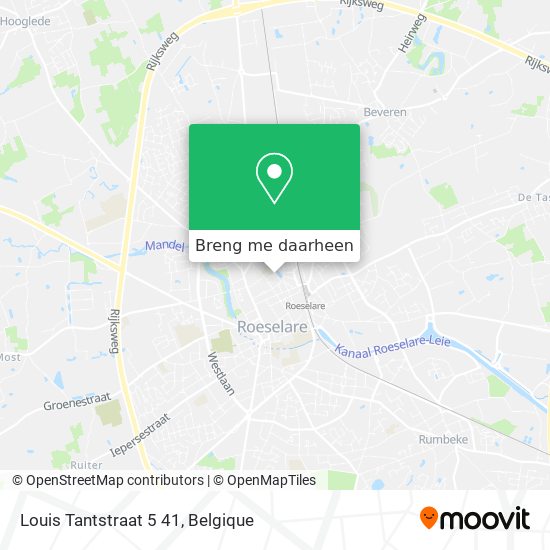 Louis Tantstraat 5 41 kaart