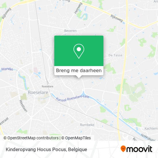 Kinderopvang Hocus Pocus kaart